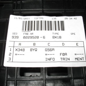 Aufkleber Audi Soundsystem Verstärker