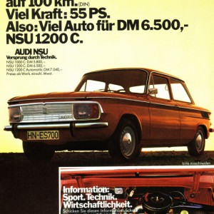 Audi NSU 1200 C (1971) Wenig Parkplatz