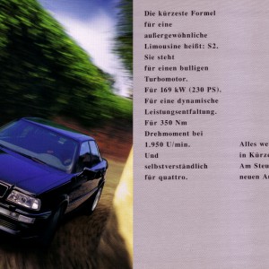 Audi S2 (1993) Kürzeste Formel