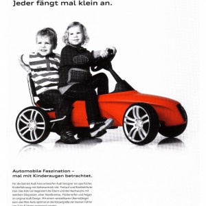 Audi (2010) Kids Car - Jeder fängt mal klein an!