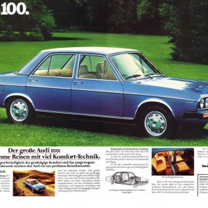 Audi 100 C1 (1975) GL
Das angenehme Reisen mit viel Komfort - Technik!