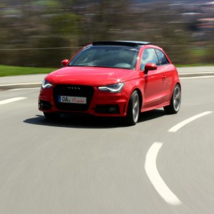 Fahrt am 21.04.2012 im Allgäu
Audi A1 Roter Piranha fahrdynamisch