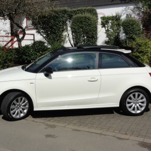 Audi A1 1.2 TFSI Amalfiweiß, S-Line Ext.