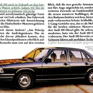 Audi 100 C2 Typ 43 (1979) 5S Zukunft