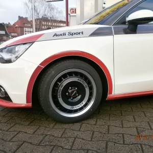 Neue Winterfelgen von Ronal R50  7,5x16 ET38 mit 215\45HR16 Dunlop