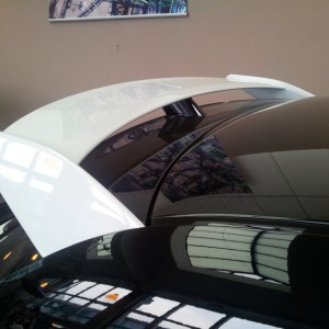 Detail: Dachspoiler