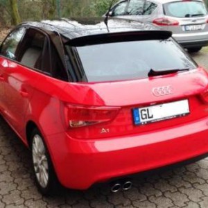 A1 von hinten mit Winterschuhen...