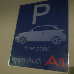 Stellplatz in der Tiefgarage...
